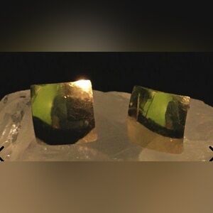 14k Gold  Square Earrings. No backs